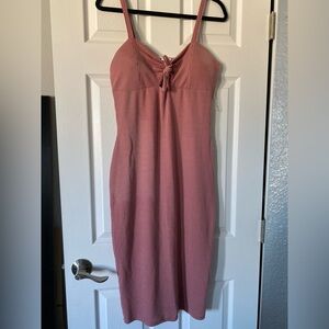 Planet Gold Midi Dress